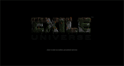 Desktop Screenshot of exile-universe.com