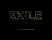 Tablet Screenshot of exile-universe.com
